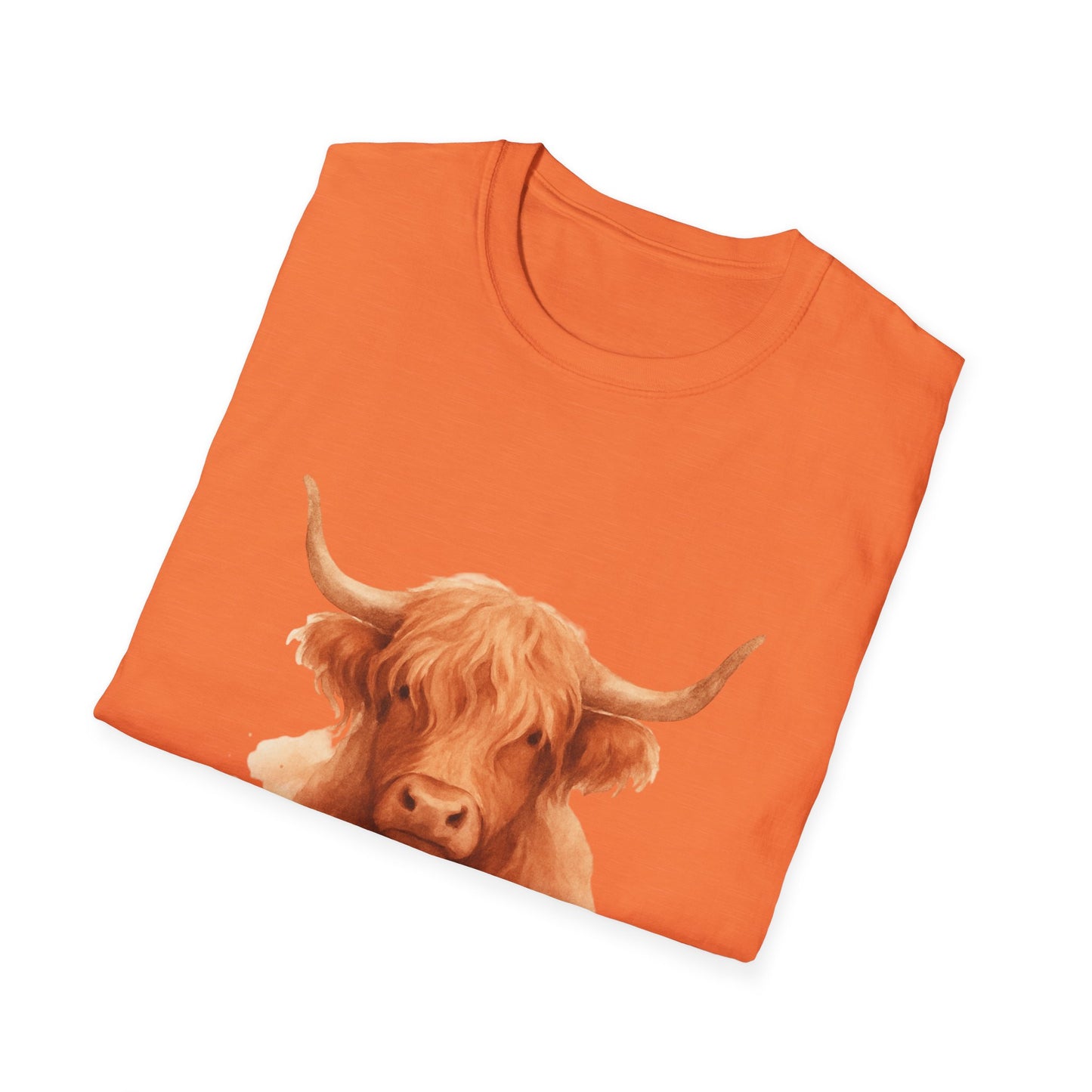 Watercolor Highland Cow