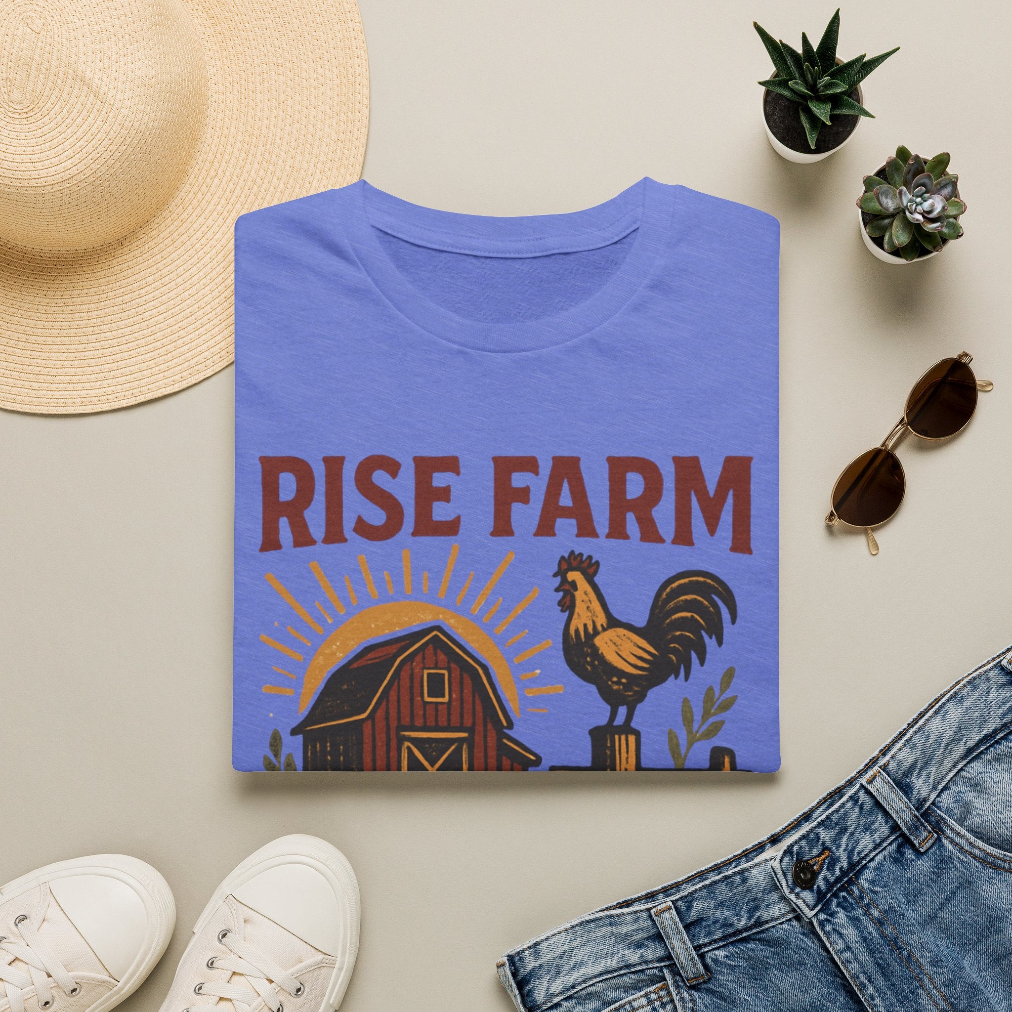 Rise Farm Repeat T-Shirt