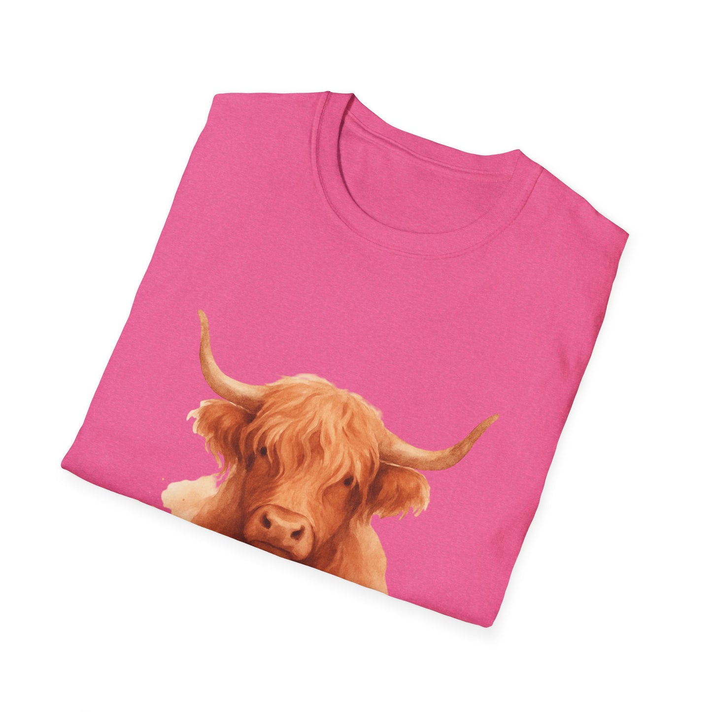 Watercolor Highland Cow