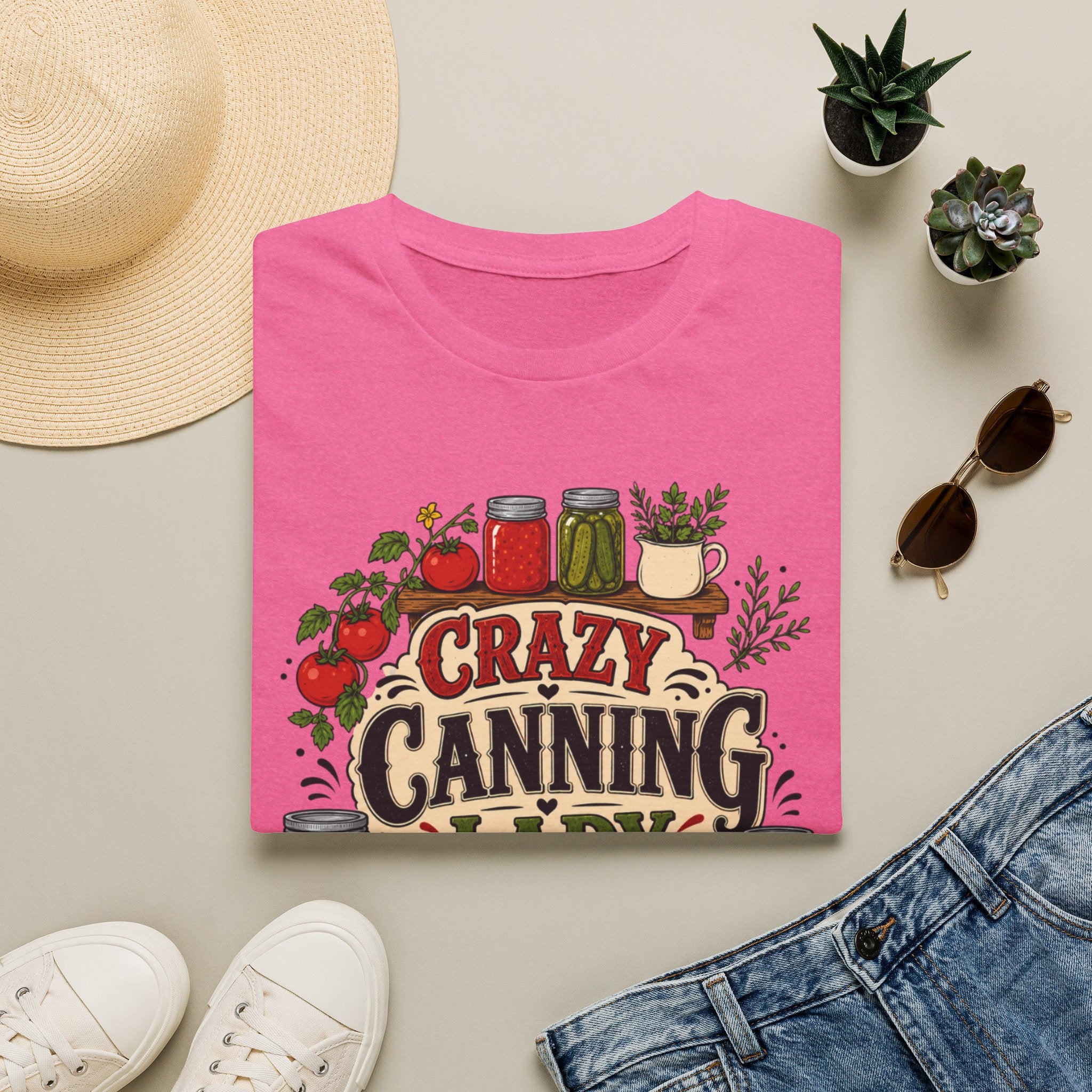 Crazy Canning Lady 4 T-Shirt