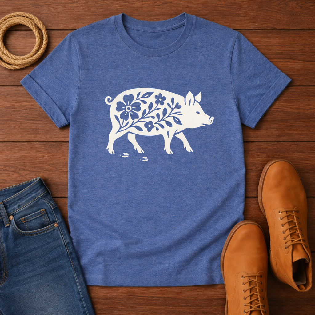 Pig Walking T-shirt