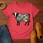 Floral Cow T-shirt