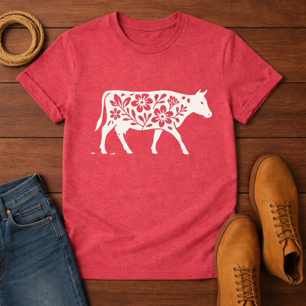 Walking Cow T-shirt
