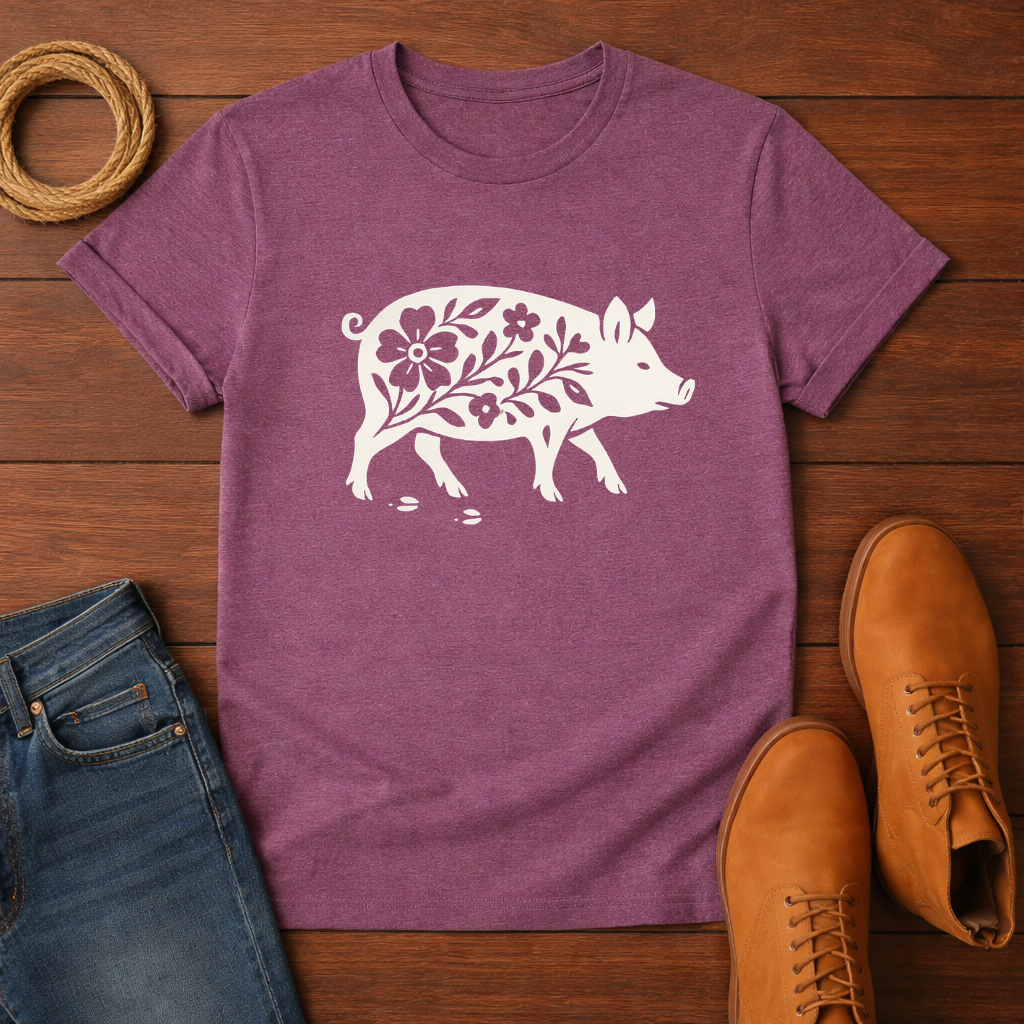 Pig Walking T-shirt