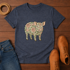 Floral Pig T-shirt