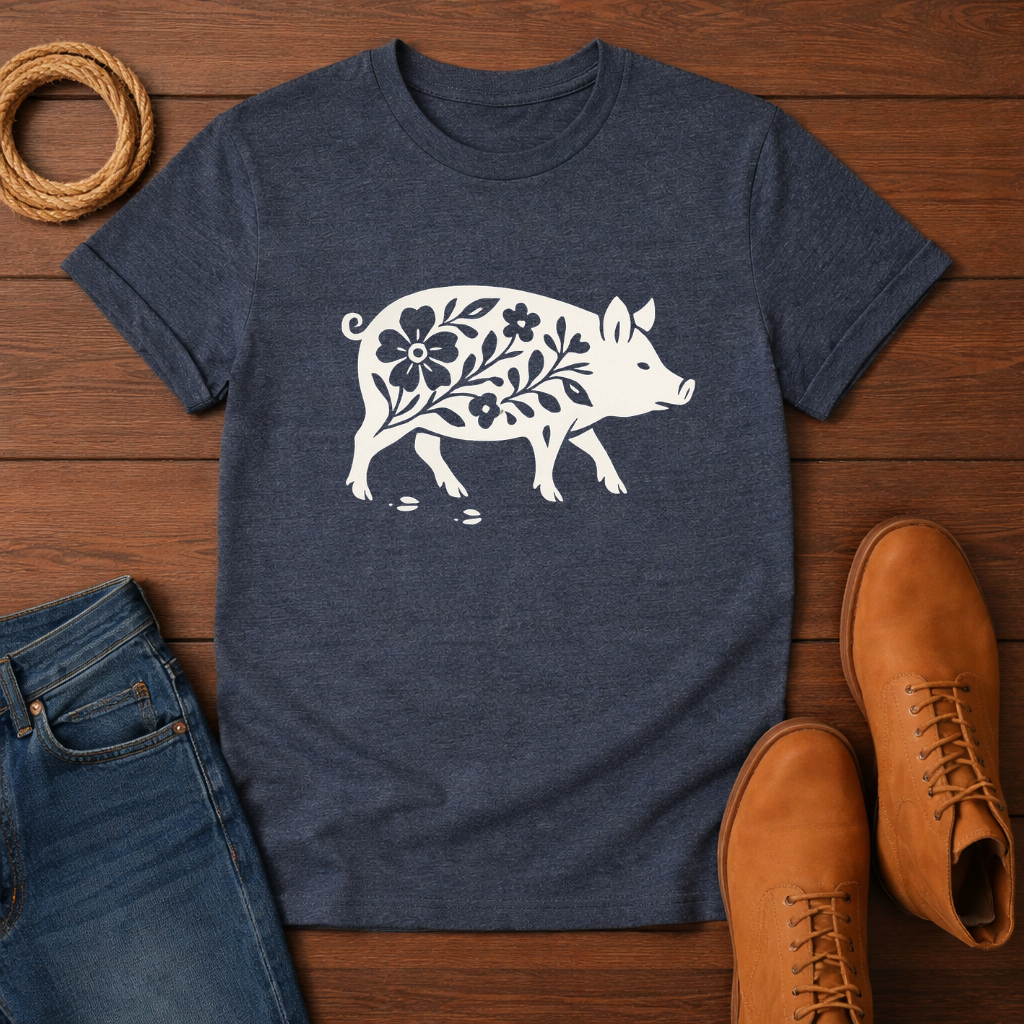 Pig Walking T-shirt