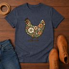 Floral Chicken T-shirt