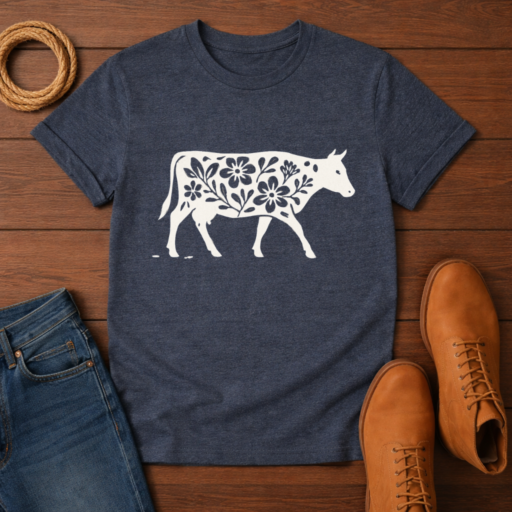 Walking Cow T-shirt