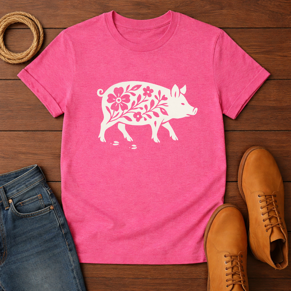 Pig Walking T-shirt
