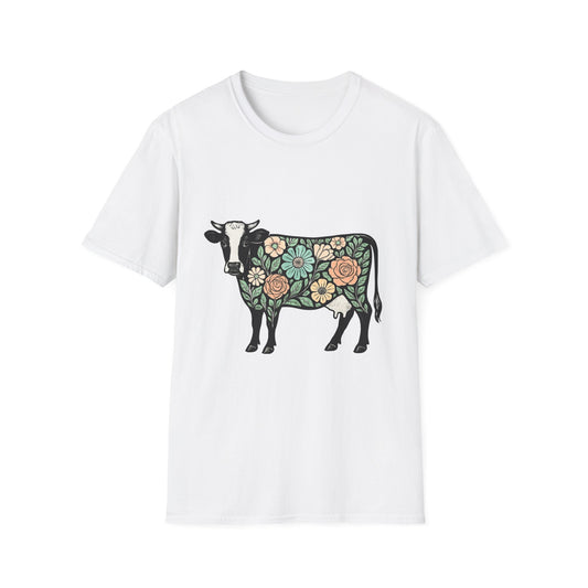 Floral Cow