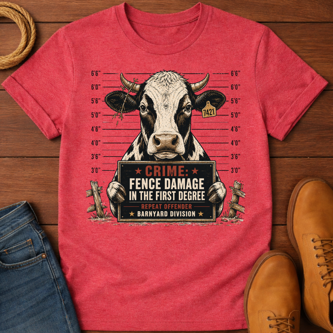 Cow Mugshot T-Shirt