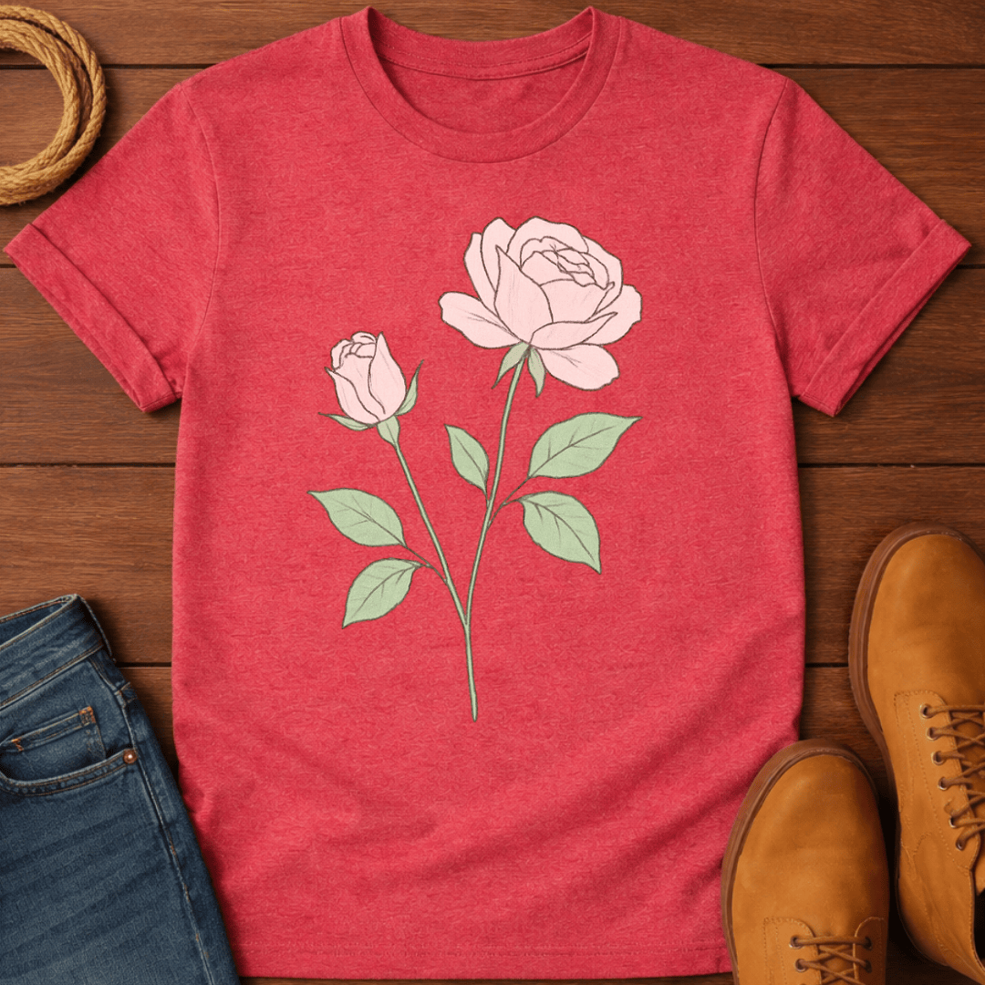 Two Flowers T-Shirt