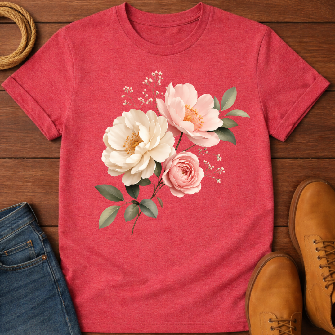 Three Flower T-Shirt