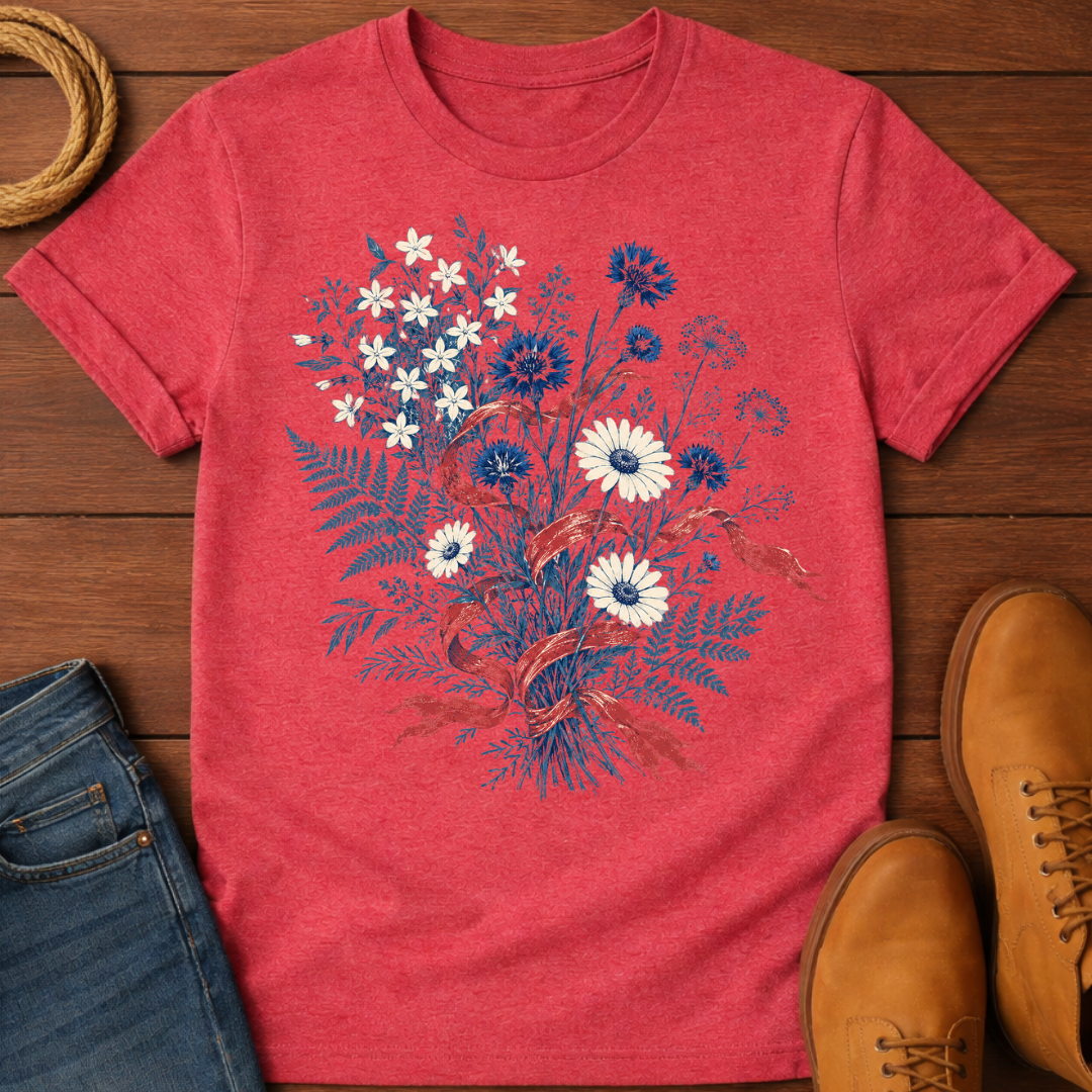 USA Flowers T-Shirt