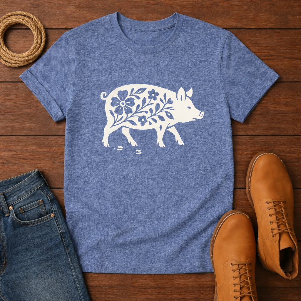 Pig Walking T-shirt