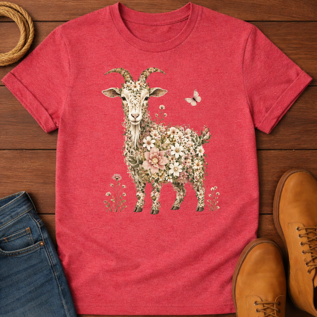 Rose Goat T-Shirt