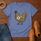 Floral Chicken T-shirt