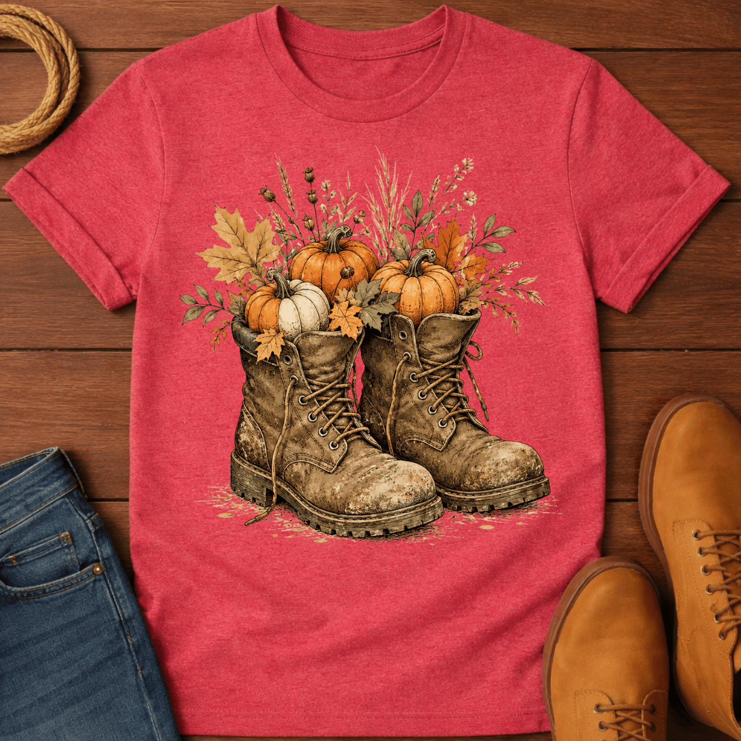 Pumpkin Boot T-Shirt