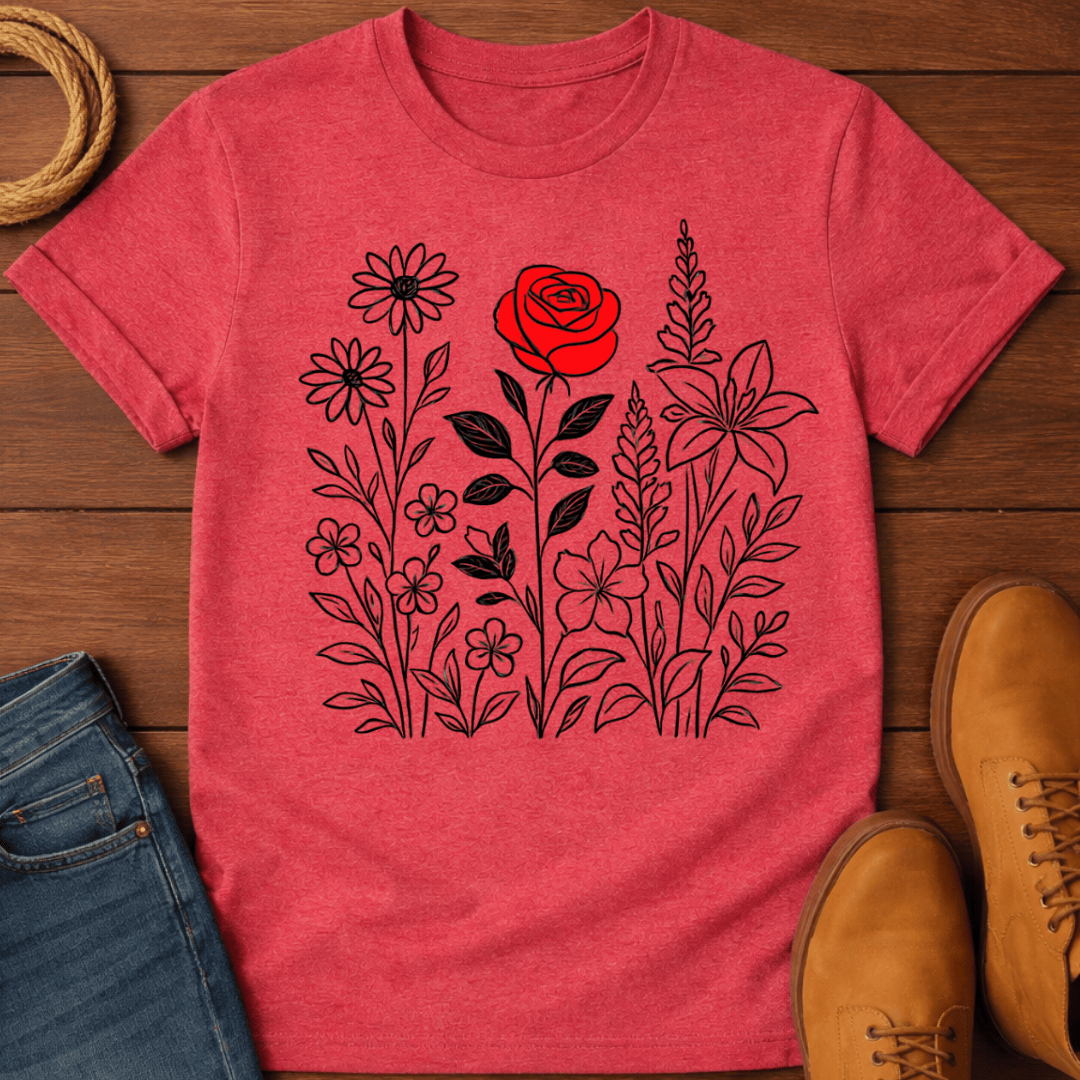 Red Rose T-Shirt