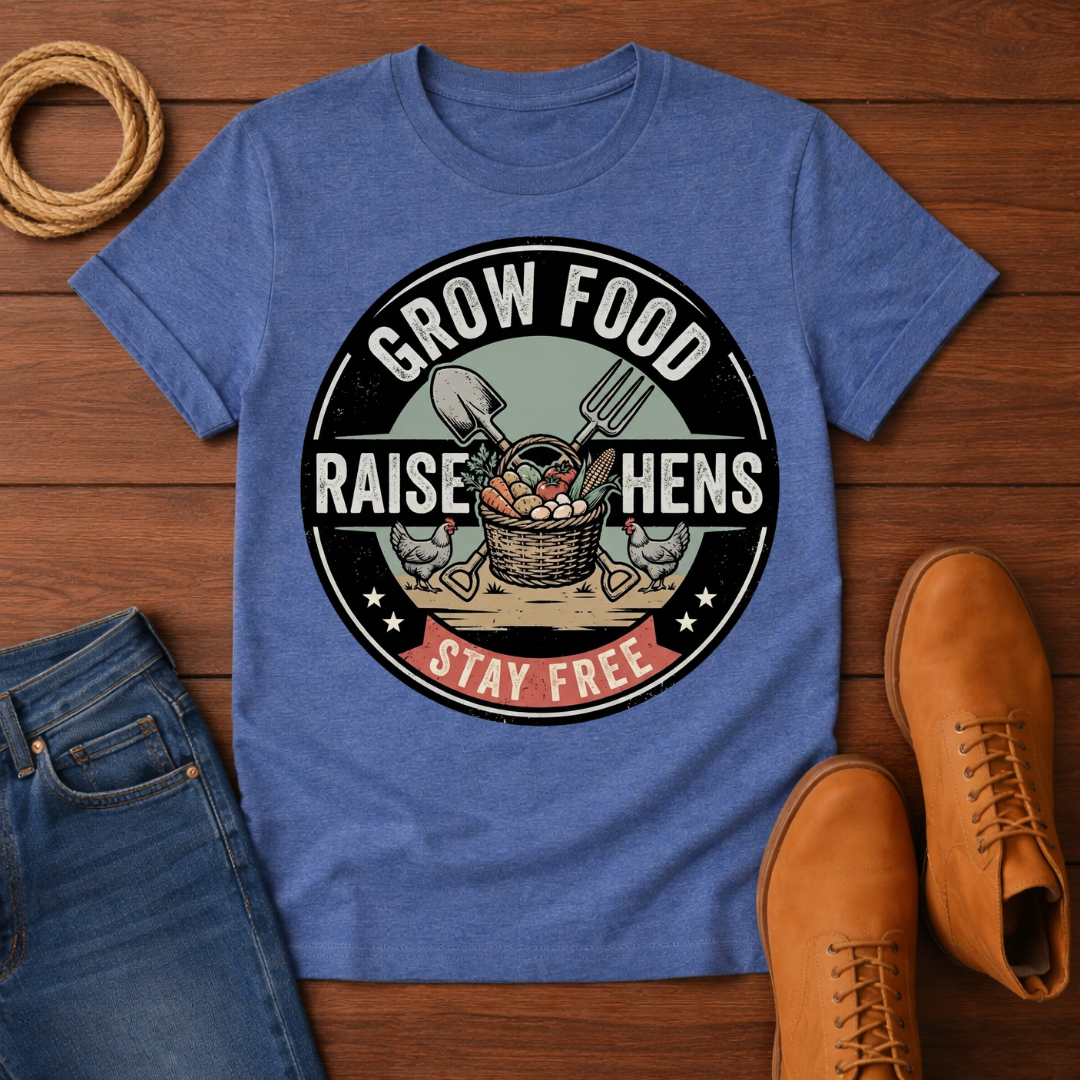 Grow Food Stay Free T-Shirt