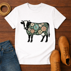 Floral Cow T-shirt