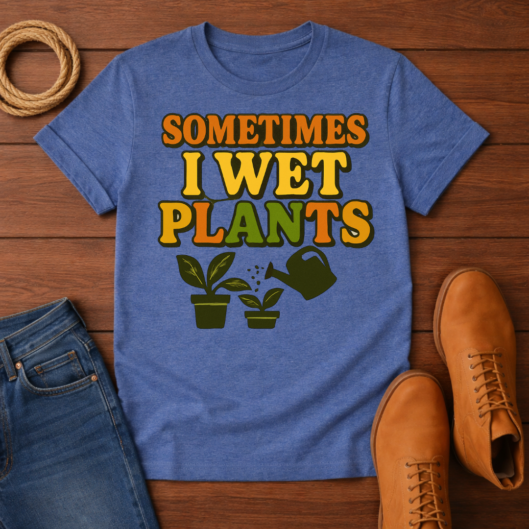 Sometimes I Wet My Plants T-shirt