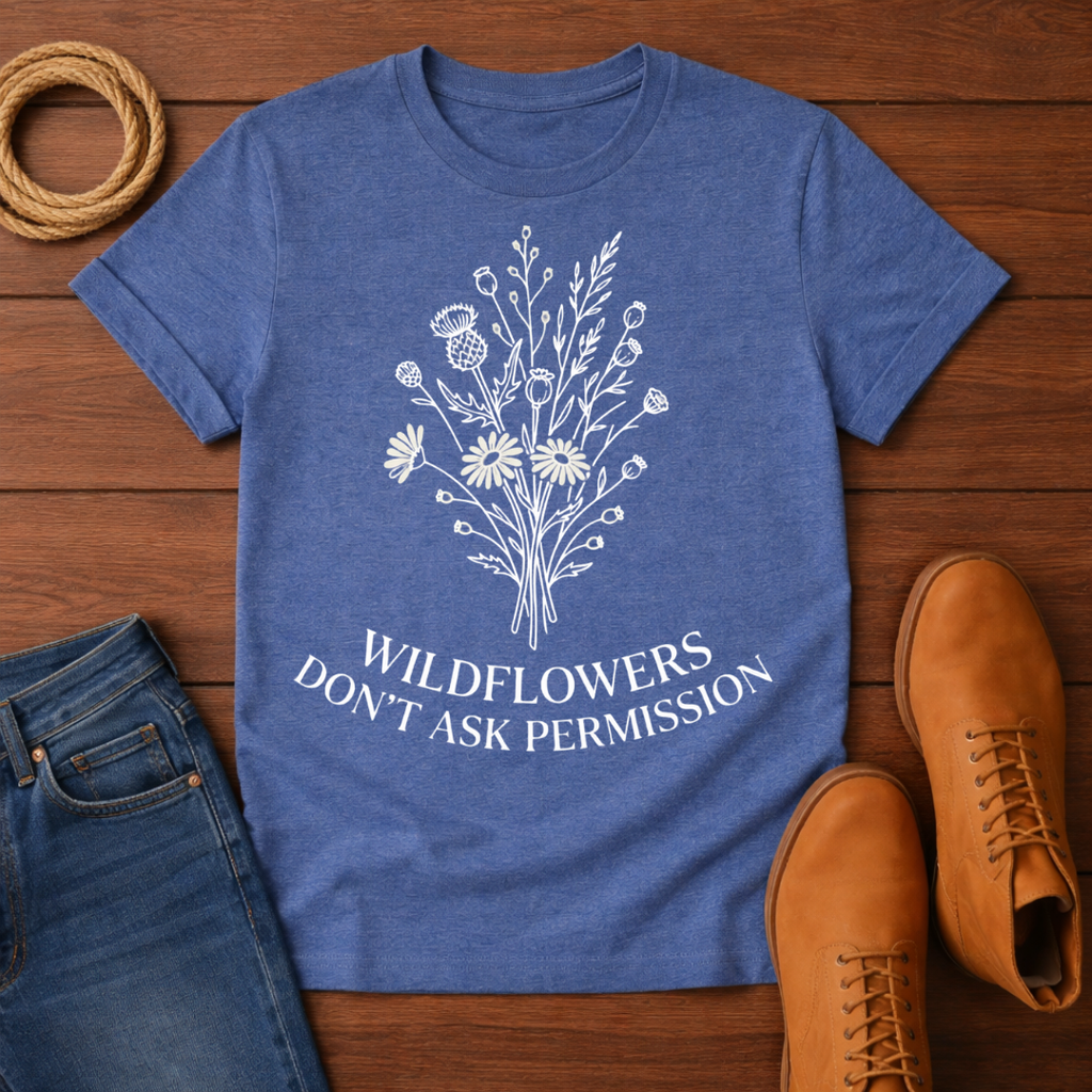 Wildflowers Don't Ask T-Shirt