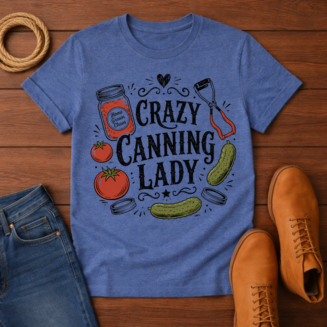 Crazy Canning Lady T-Shirt