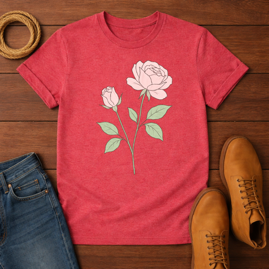 Two Flowers T-Shirt
