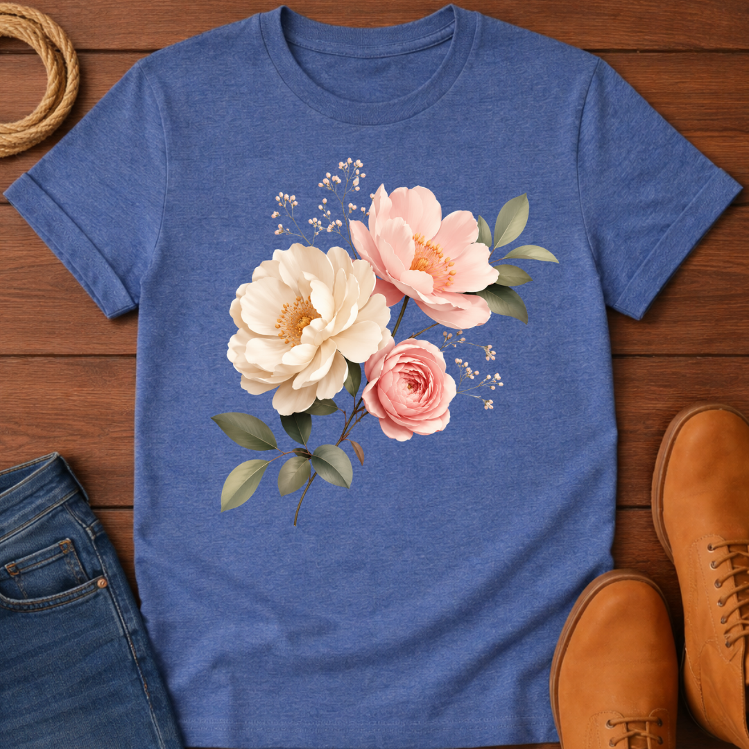 Three Flower T-Shirt