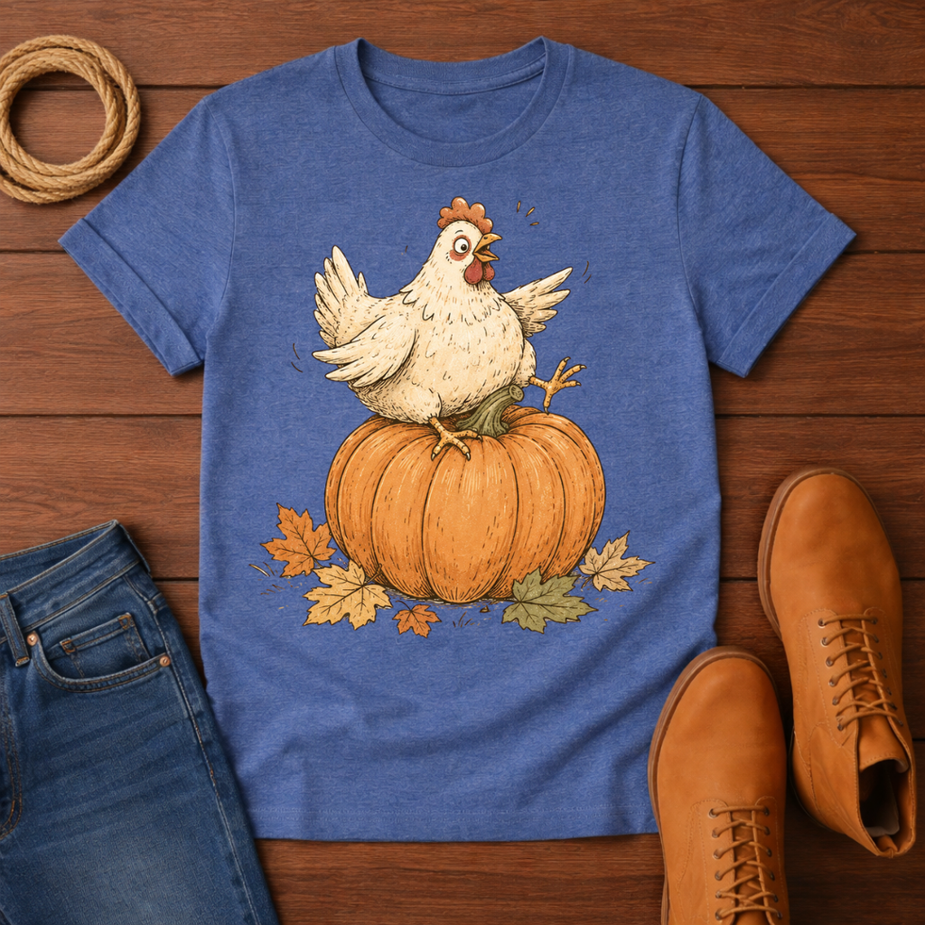 Chickens and Pumpkins 2 T-Shirt