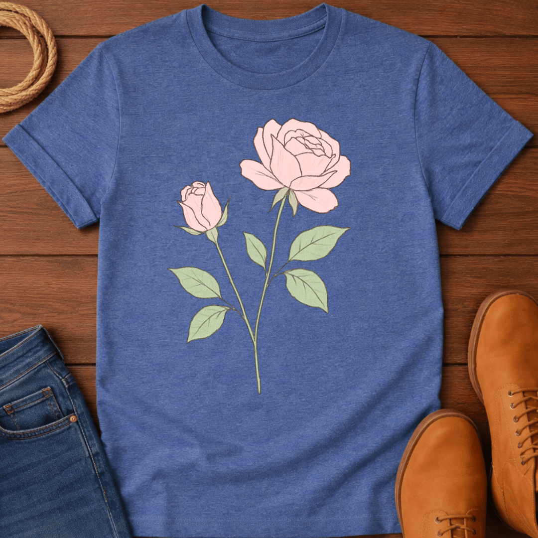 Two Flowers T-Shirt
