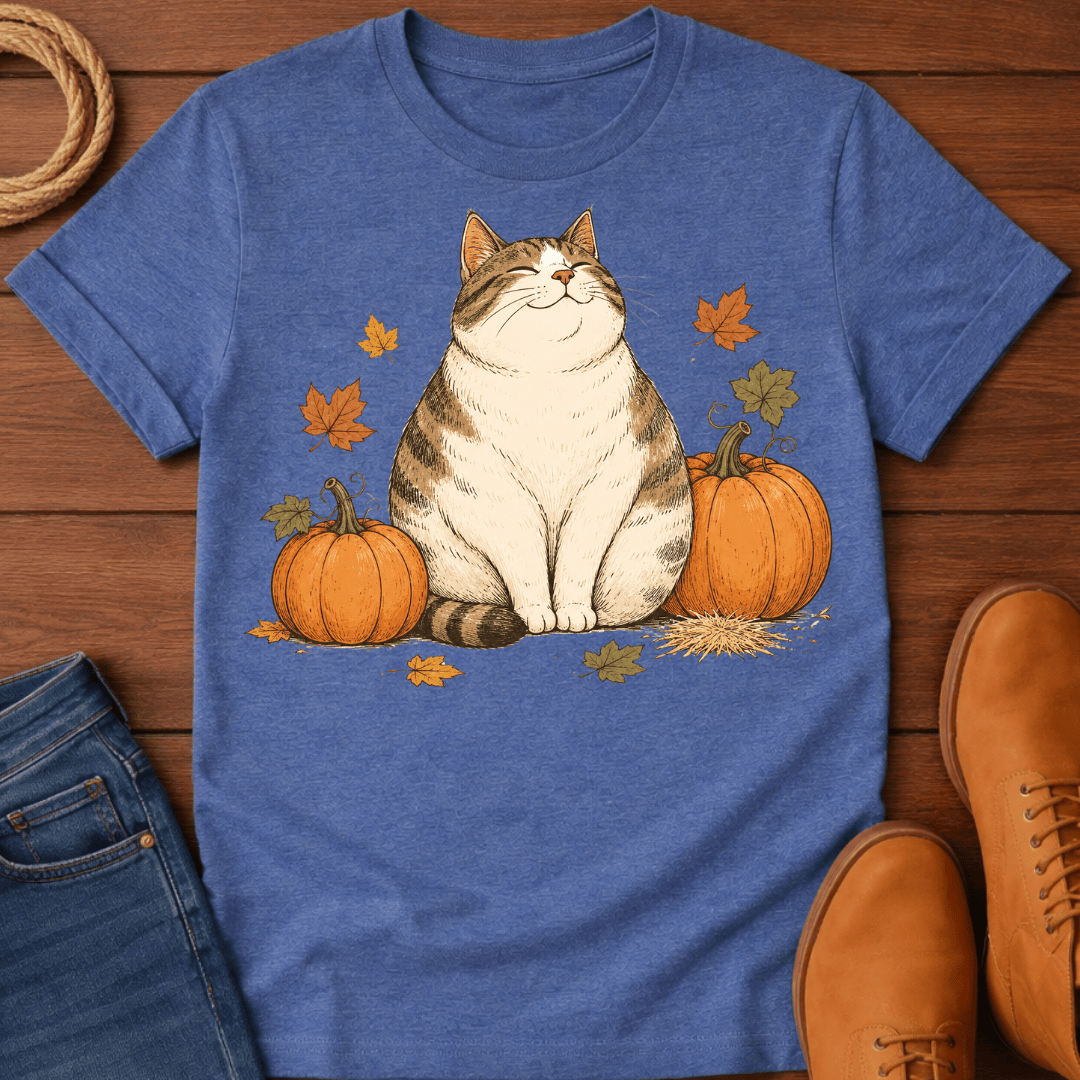 Cat & Pumpkin T-Shirt