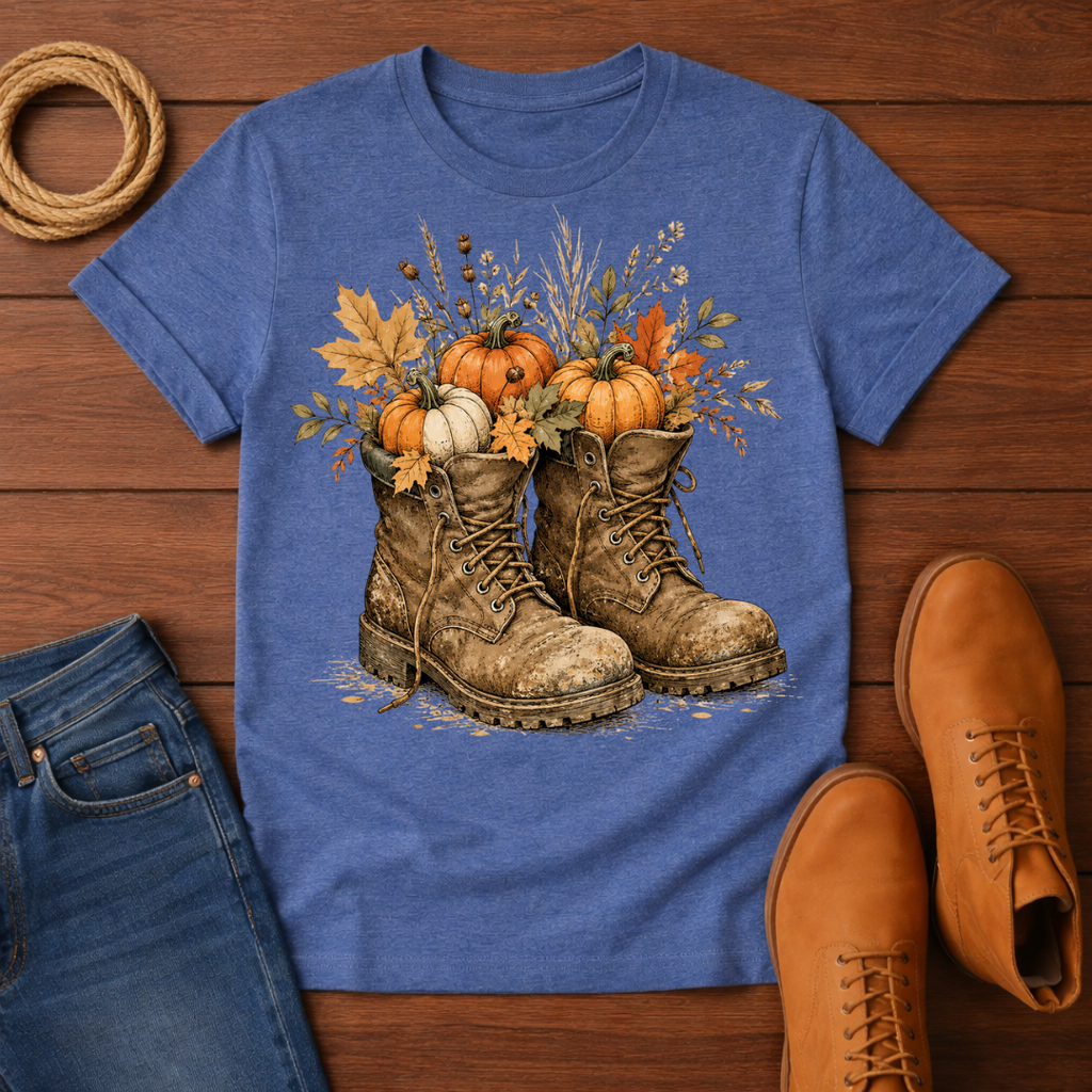 Boots and Pumpkins T-Shirt