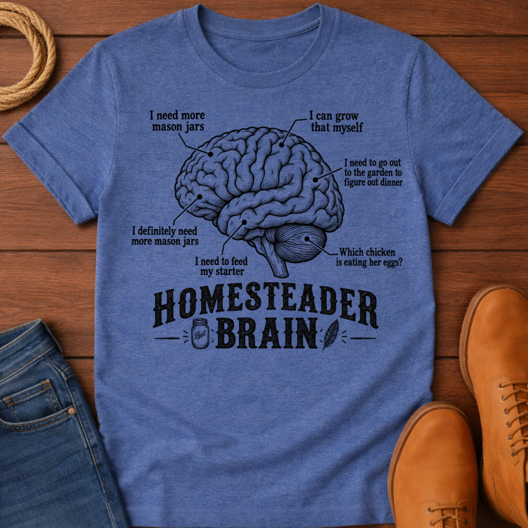 Homesteader Brain T-Shirt