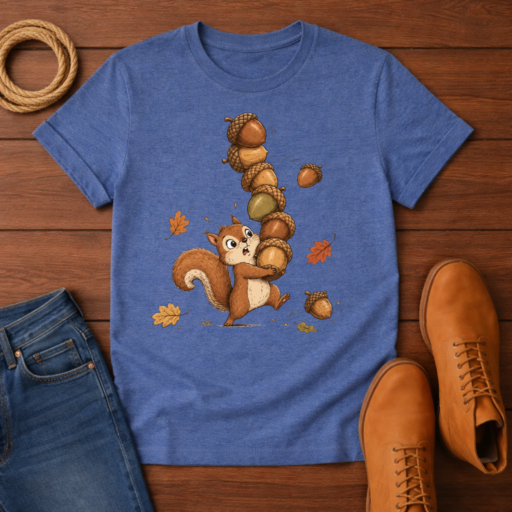 Squirrels and Acorns T-Shirt