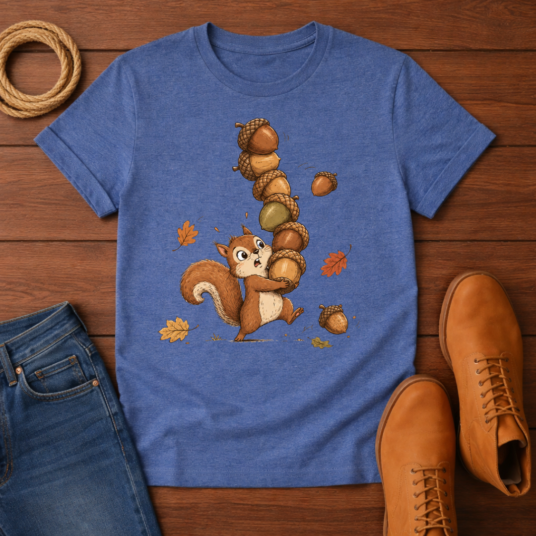 Squirrels and Acorns T-Shirt