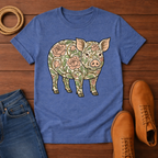 Floral Pig T-Shirt