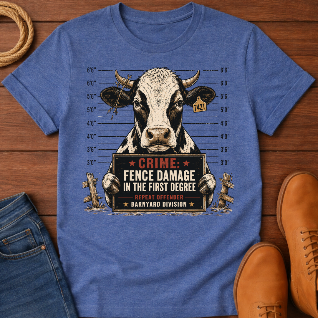 Cow Mugshot T-Shirt