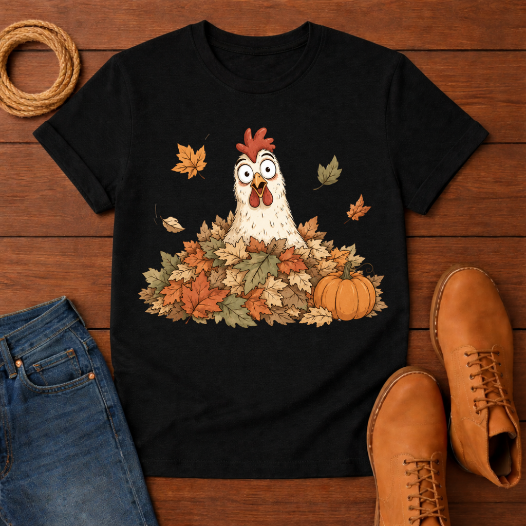 Chicken and Leaves T-Shirt
