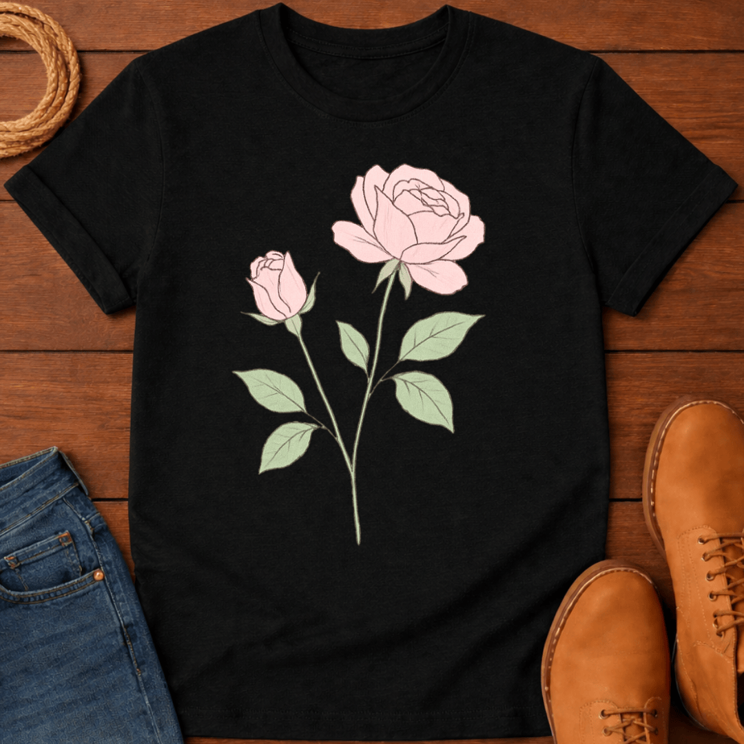 Two Flowers T-Shirt