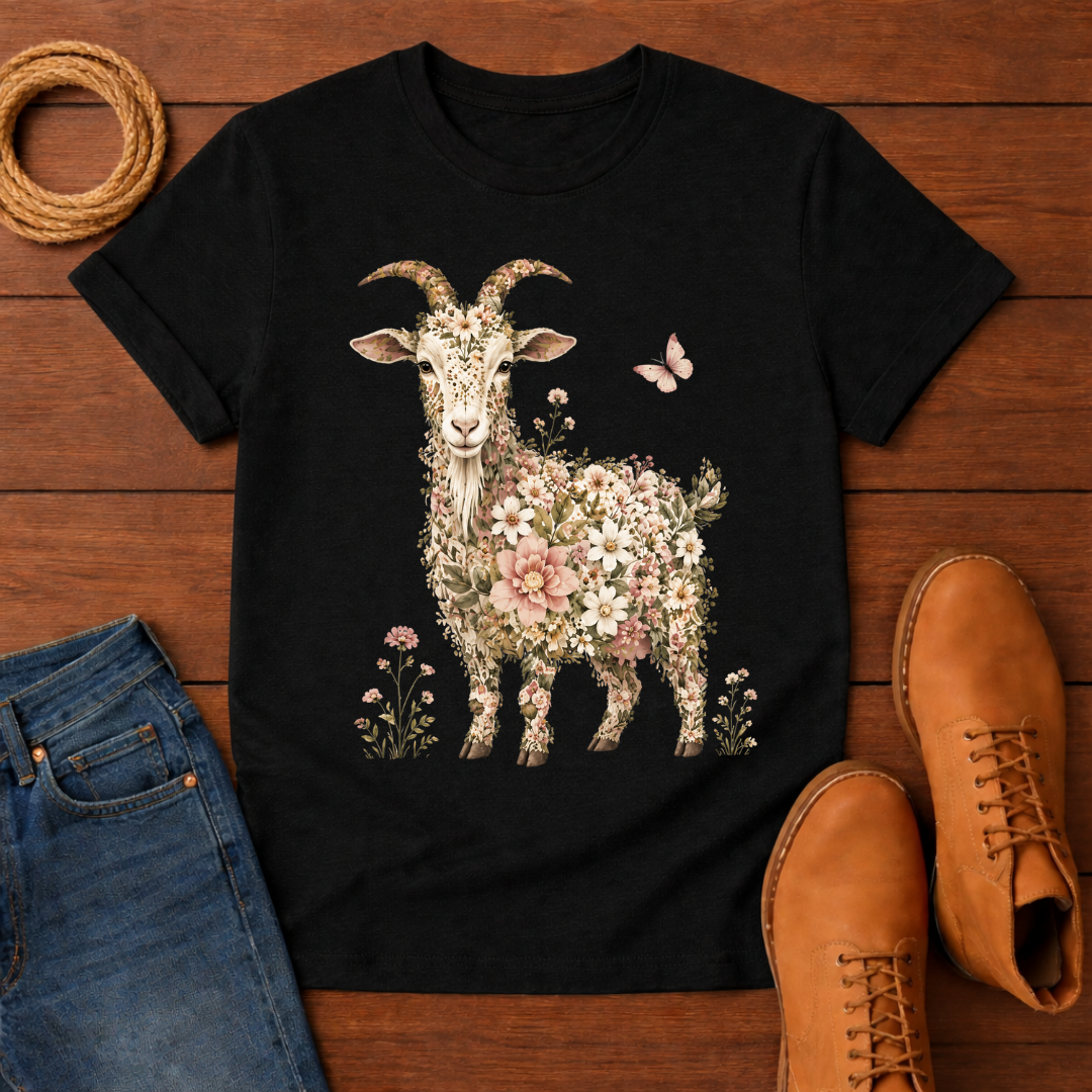 Rose Goat T-Shirt