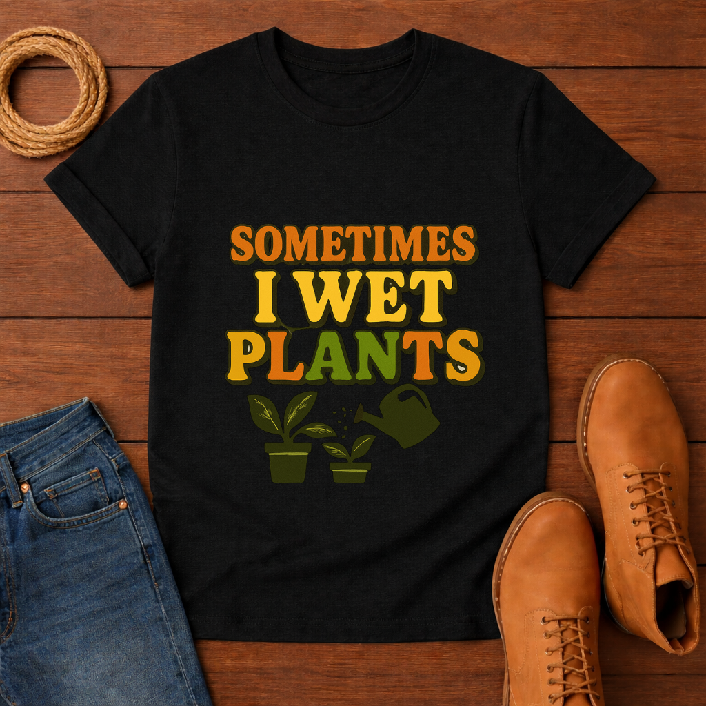 Sometimes I Wet My Plants T-shirt