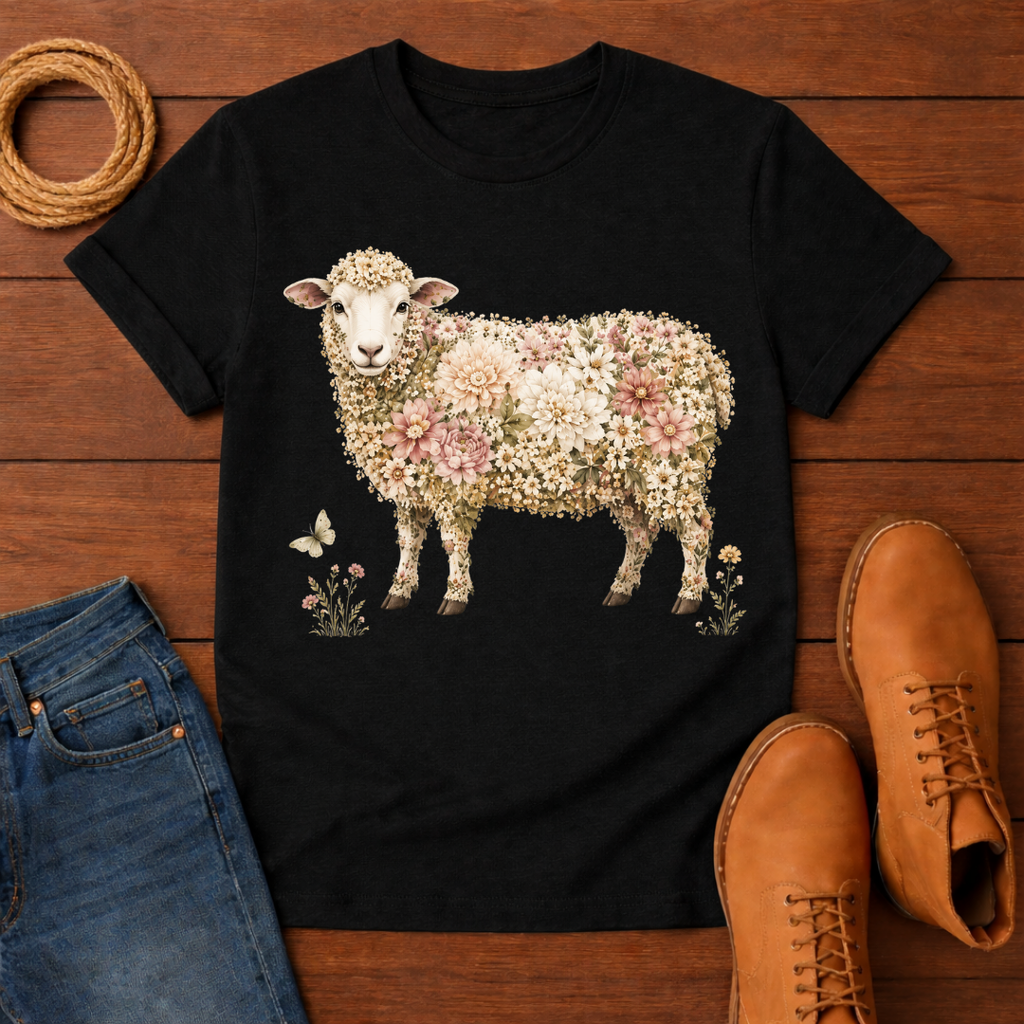 Rose Sheep T-Shirt