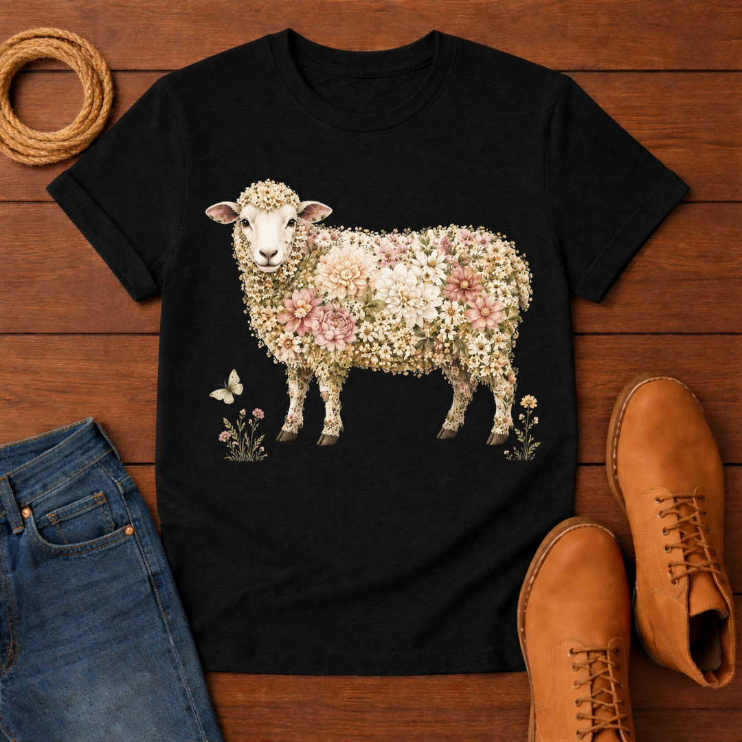 Rose Sheep T-Shirt