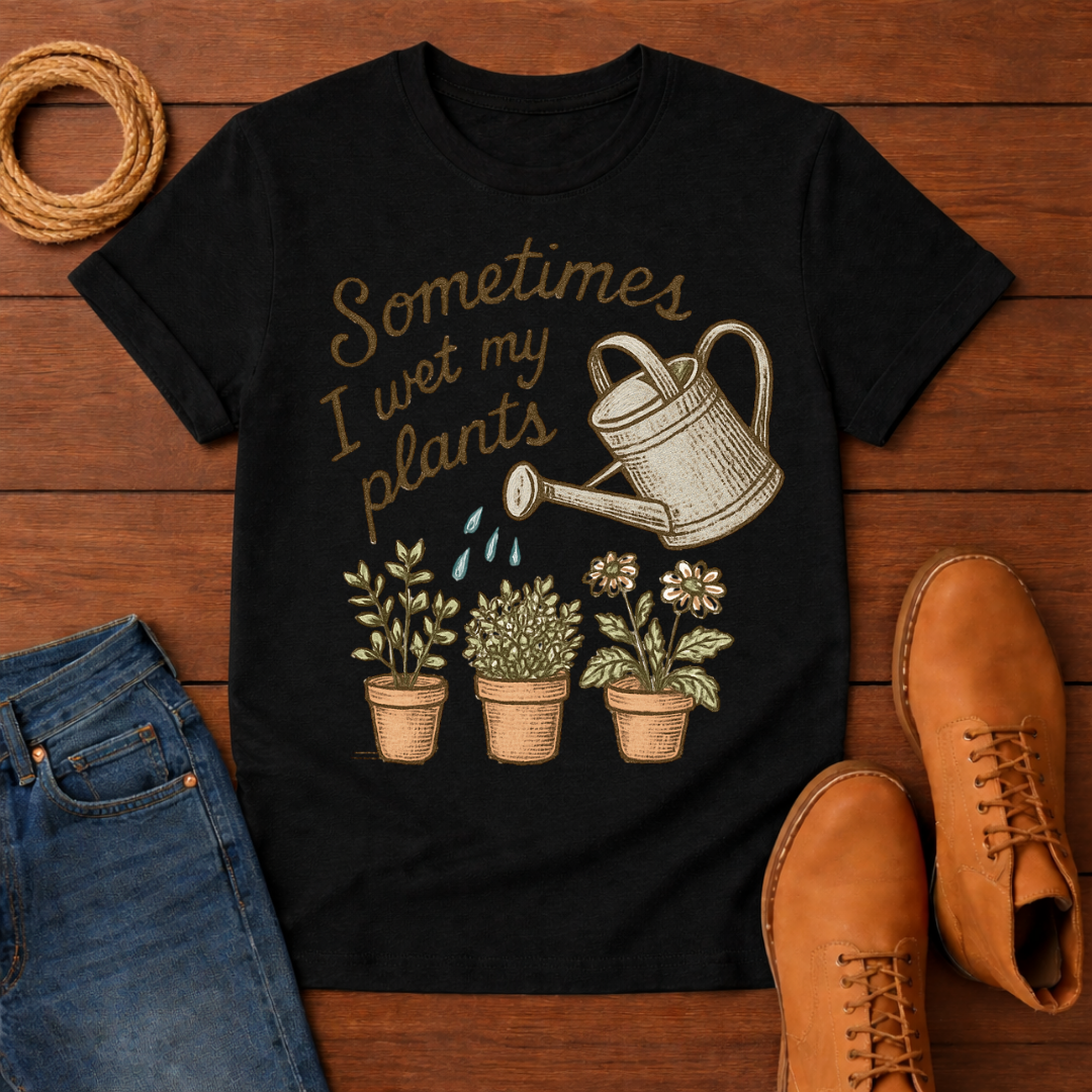 Sometimes I Wet My Plants T-shirt