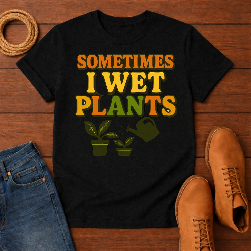 Sometimes I Wet My Plants T-shirt