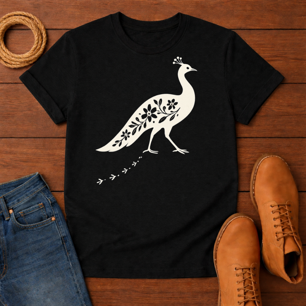 Walking Peacock T-Shirt