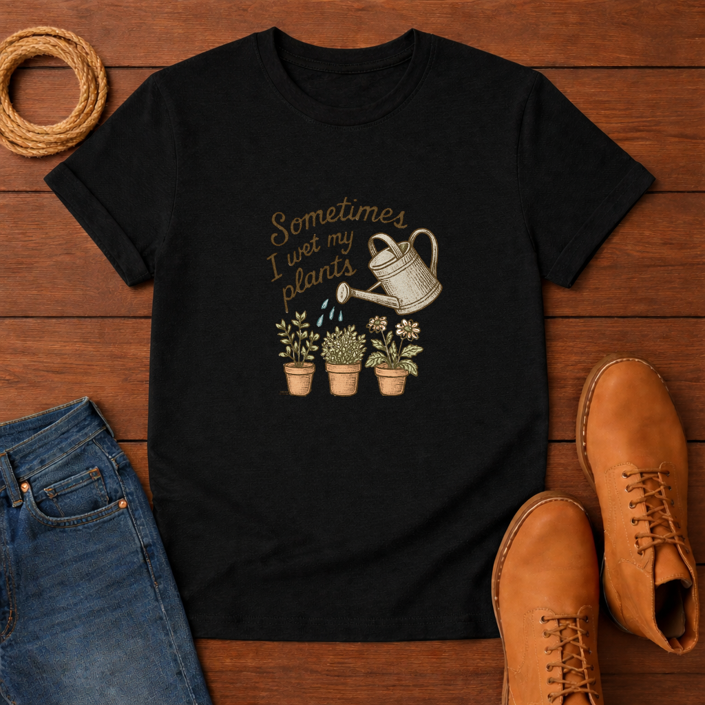 Sometimes I Wet My Plants T-shirt