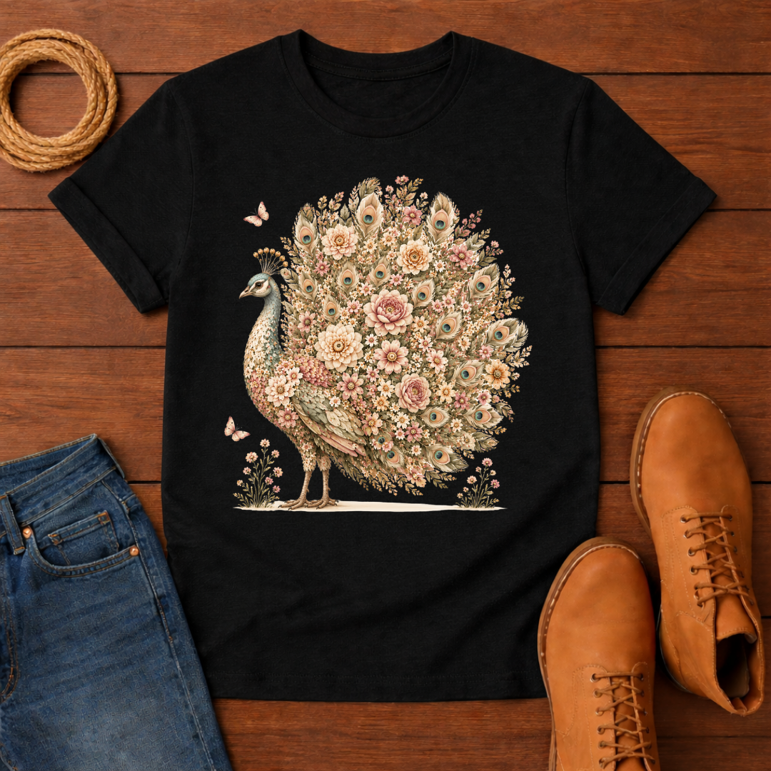 Rose Peacock T-Shirt